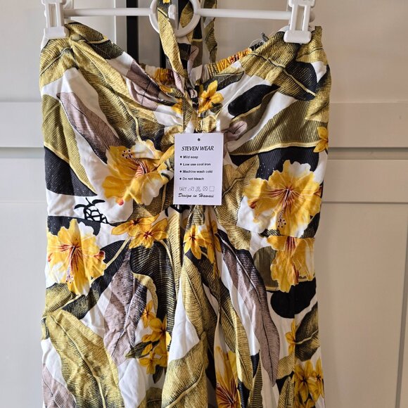 Steven Wear Aloha Hawaii One Size Halter/Strapless Stretch Dress Maxi - Picture 6 of 7